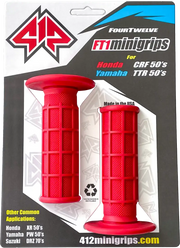 412-G103 Mini Grips Red 3/4’’ - Pee Wee/Pit Bike