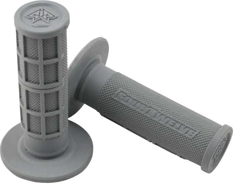 FOUR TWELVE 412-G201 Pee Wee / Pit Bike Mini Grips 7/8" (Grey)
