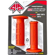 412-G204 Pee Wee / Pit Bike Mini Grips 7/8’’ (Orange) - Wee/Pit