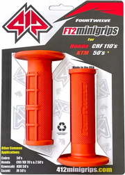 412-G204 Pee Wee / Pit Bike Mini Grips 7/8’’ (Orange) - Wee/Pit