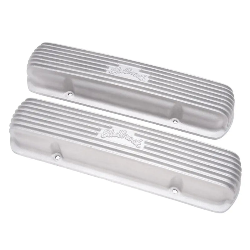 41309 Edelbrock V/C Finned Pontiac Ascast - Valve Cover