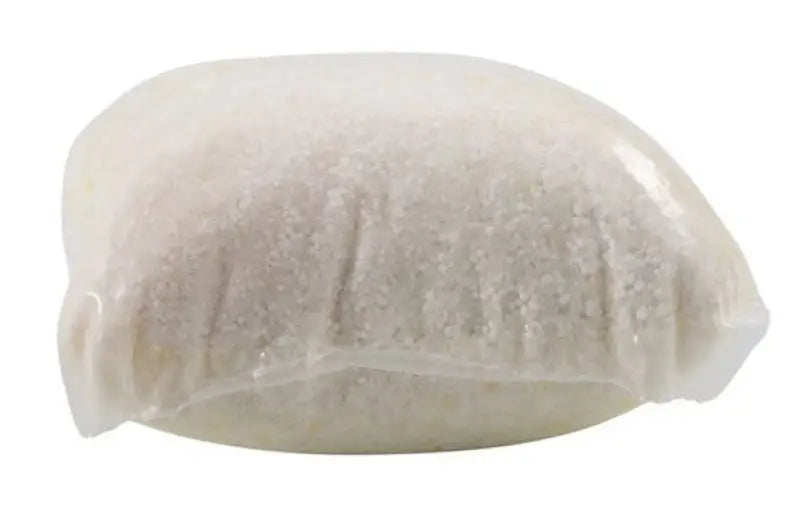 Bag of white granular substance for 41471 Camco Toilet Treatment Ball Dropper