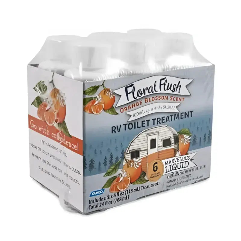 41481 Camco Floral Flush Orange Blossom Singl - Waste Holding Tank Treatment