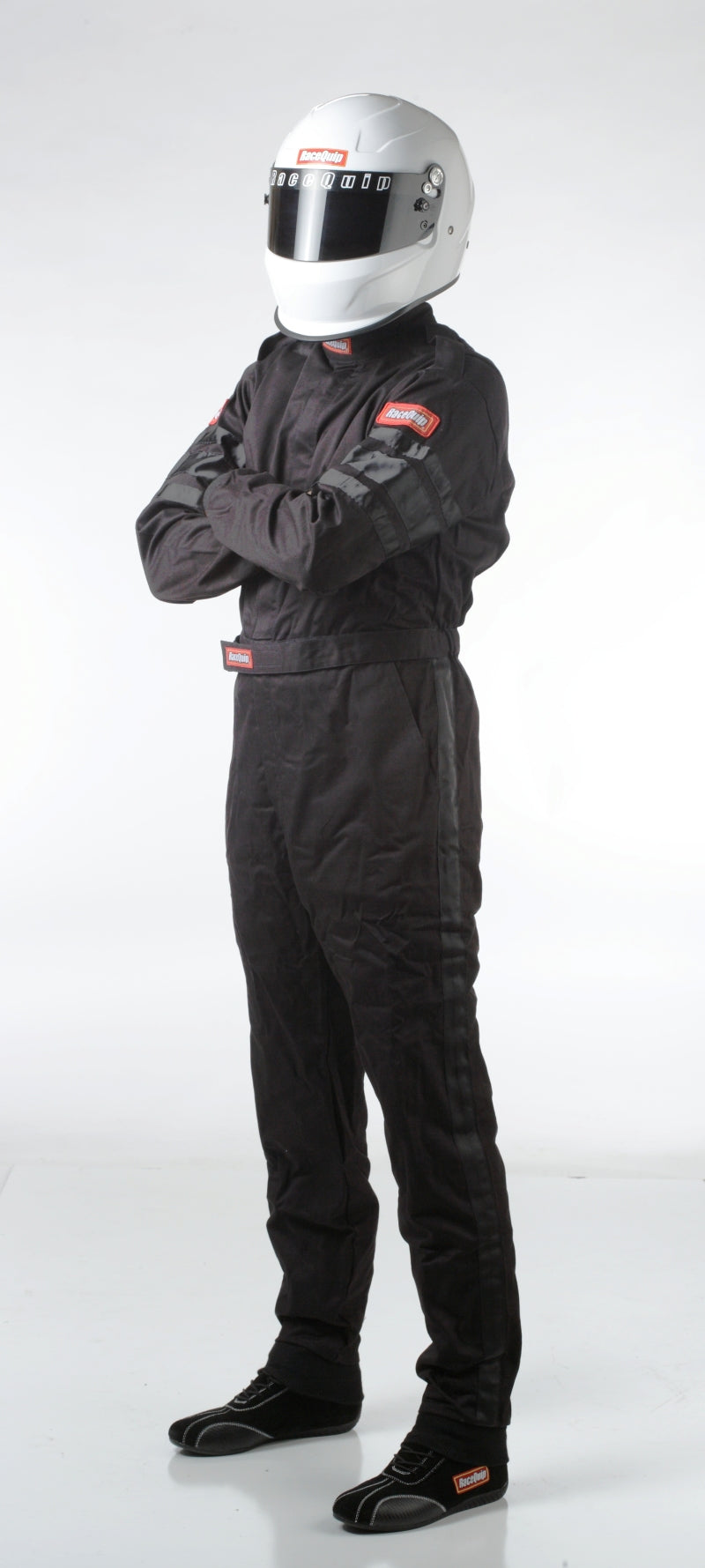 Racequip 110007 RaceQuip Black SFI-1 1-L Suit - 2XL - 110007
