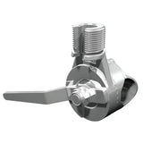 Stainless steel ratchet rail mount for marine antennas ensures secure installation on boat railings, RV, automotive, powersports, off-road, marine, exterior, truck accessories, interior, truck bed, RV parts, AVADA - Best Sellers, Must Haves