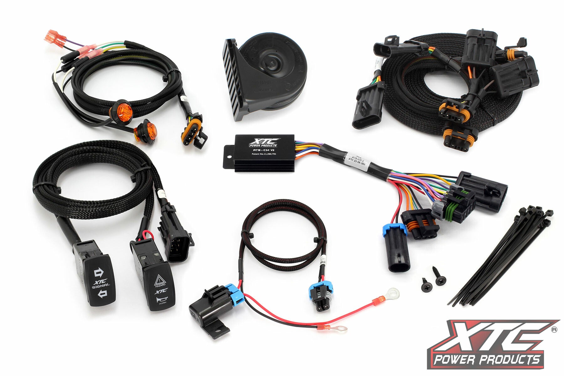 XTC Power Products Automatic Turn Signal Kit Illumination ATS-KAW-H2 - Self Canceling Horn