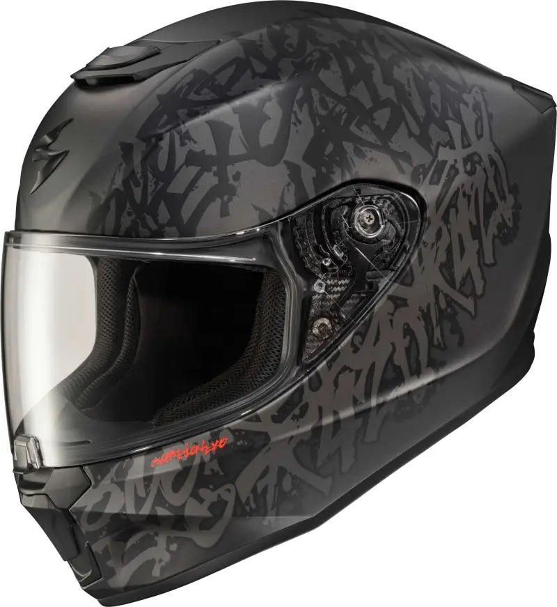 SCORPION EXO 42-2103 Exo R420 Full Face Helmet Grunge Phantom Sm