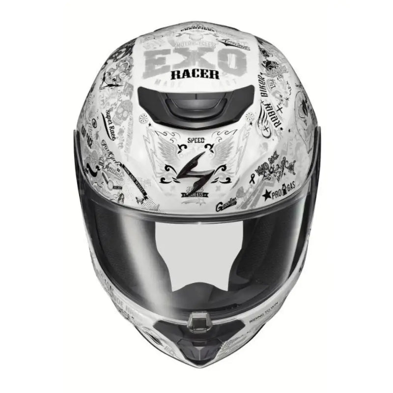 42-2215 Scorpion Exo Exo-R420 Full-Face Helmet Shake Ii White Lg - RV and Auto Parts