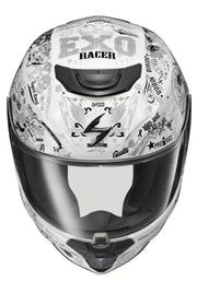42-2216 Scorpion Exo Exo-R420 Full-Face Helmet Shake Ii White Xl - RV and Auto Parts