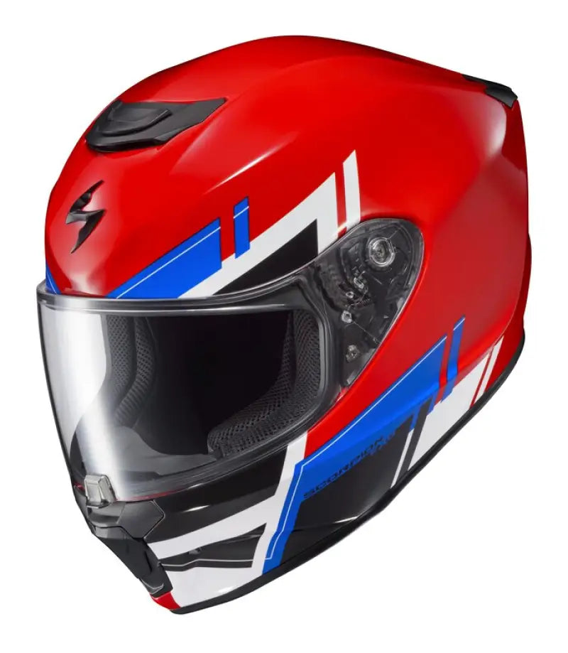 42-2303 Scorpion Exo Exo-R420 Full-Face Helmet Pace Red Sm - Helmets