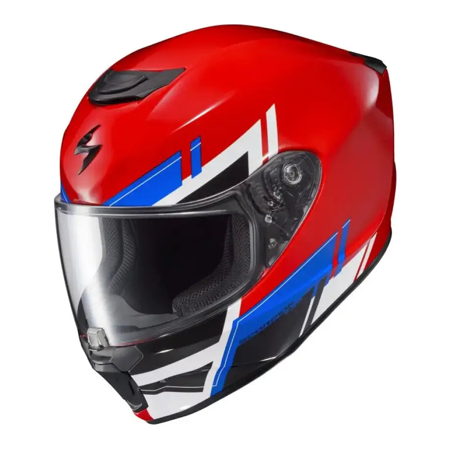 42-2307 Scorpion Exo Exo-R420 Full-Face Helmet Pace Red 2X - Helmets