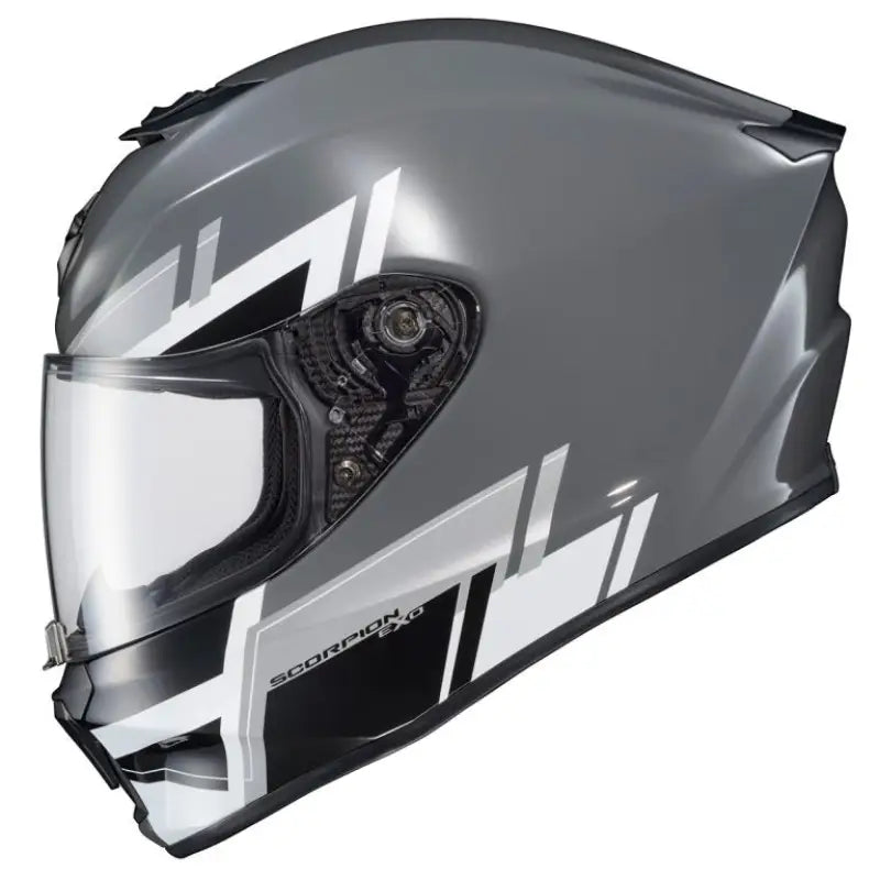 42-2313 Scorpion Exo Exo-R420 Full-Face Helmet Pace Cement Sm - Helmets