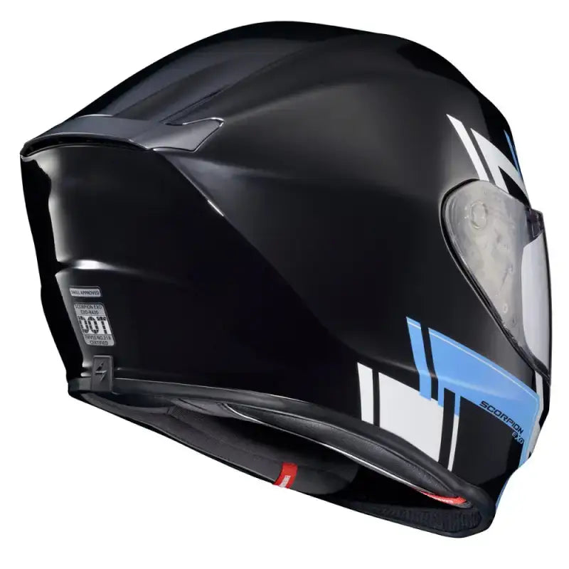 42-2323 Scorpion Exo Exo-R420 Full-Face Helmet Pace Blue Sm - Helmets