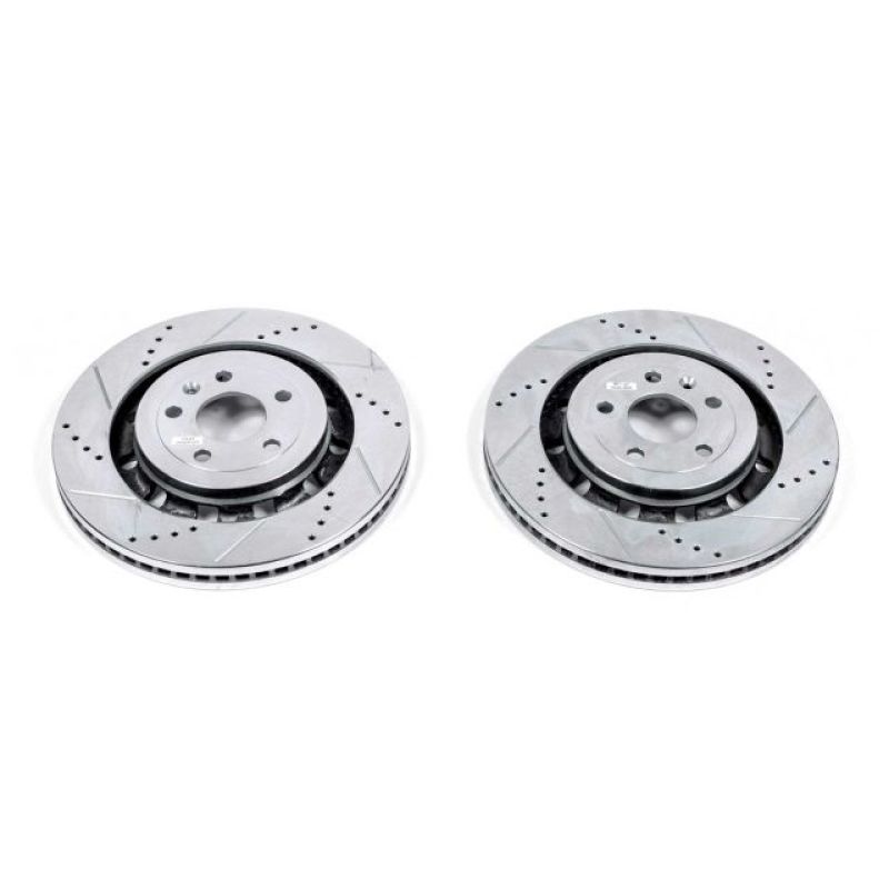 PowerStop AR85141XPR Power Stop 13-19 Ford Explorer Front Evolution Drilled & Slotted Rotors - Pair - AR85141XPR
