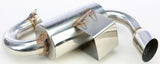 Shiny metal exhaust muffler from 4220210 Performance Exhaust Standard Series for performance exhaust standard