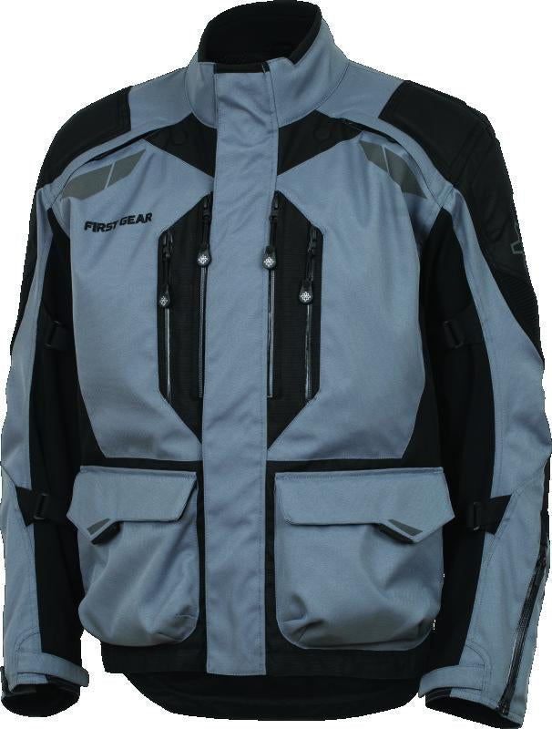 First Gear 525861 FIRSTGEAR Kathmandu Jacket 2.0 Grey/Black - Small - 525861