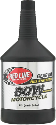 42704 Red Line Gear Oil W/Shockproof 80W 1Qt 