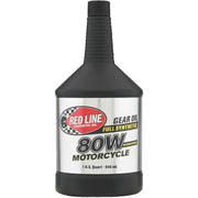 42704 Red Line Gear Oil W/Shockproof 80W 1Qt 