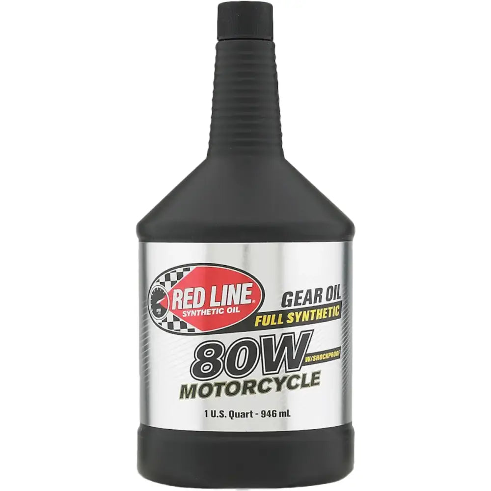 42704 Red Line Gear Oil W/Shockproof 80W 1Qt 