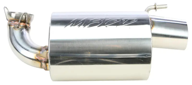 Chrome-plated exhaust muffler for 427T209 Performance Exhaust Trail Series, perfect for performance exhaust upgrades
