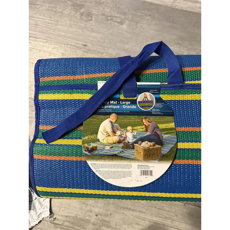 Camco Patio Mat: 42814 Camco Camping Mat Handy Mat Large 6 Foot x 9 Foot - Broken Handle