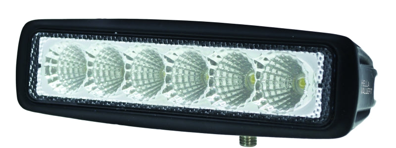Hella 357203001 Hella Value Fit Mini 6in LED Light Bar - Flood Beam Pedestal - 357203001