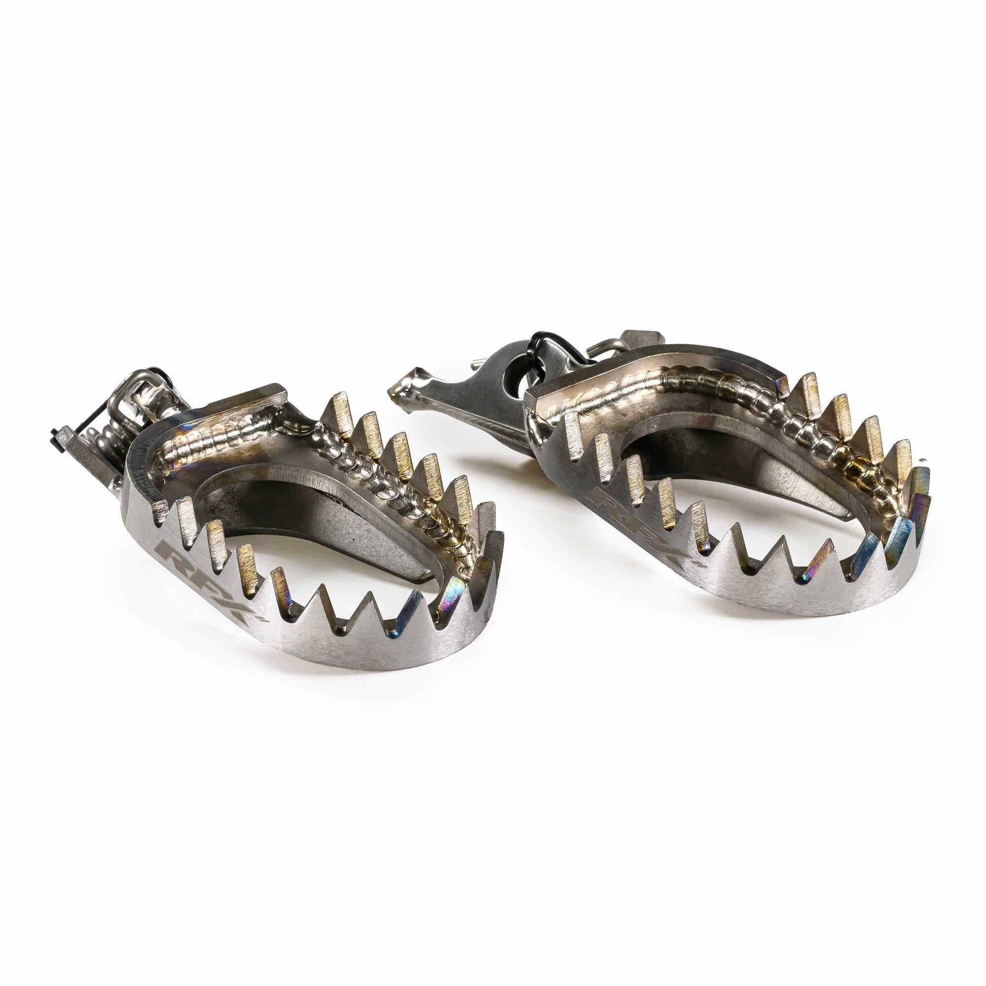 RFX PRO Series Factory Titanium Footpegs Foot Controls FXFR 20100 Gpti