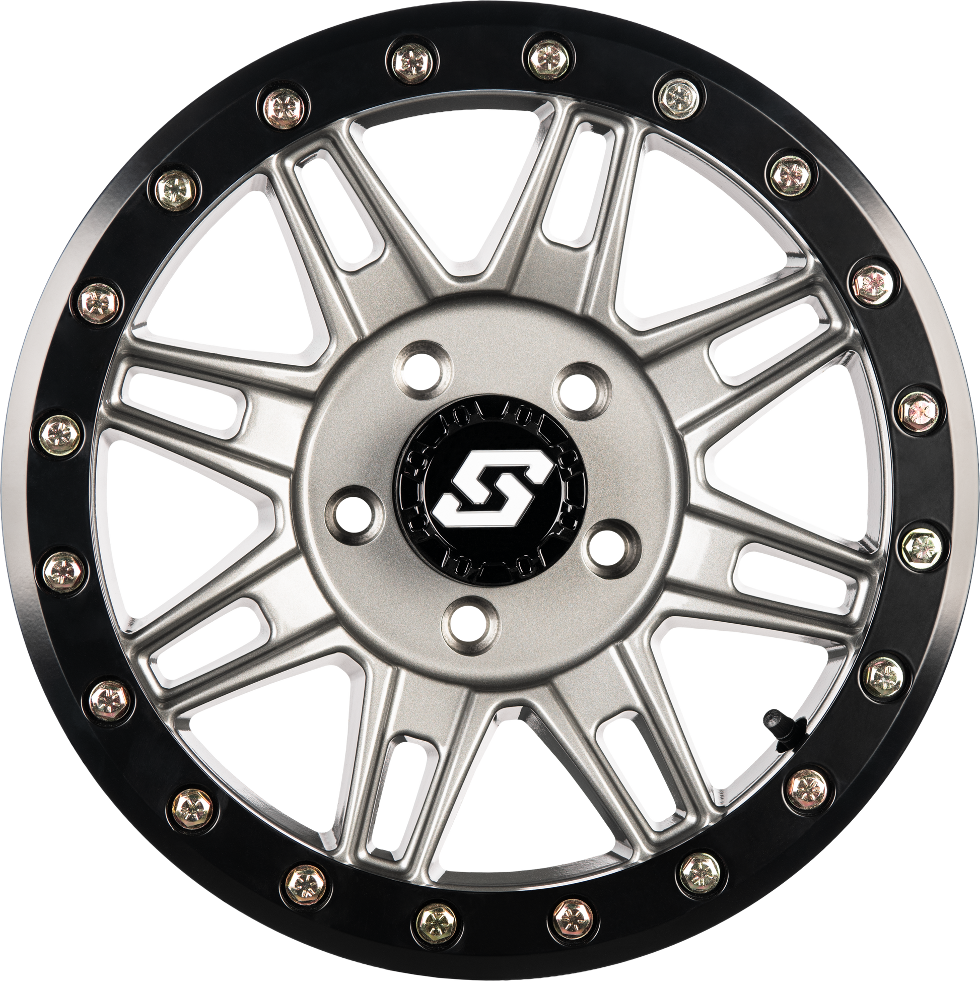 Sedona Clutch Beadlock Wheel A-S24G-47037+10 - Gunmetal Black Bdlk 14X7 137 10MM