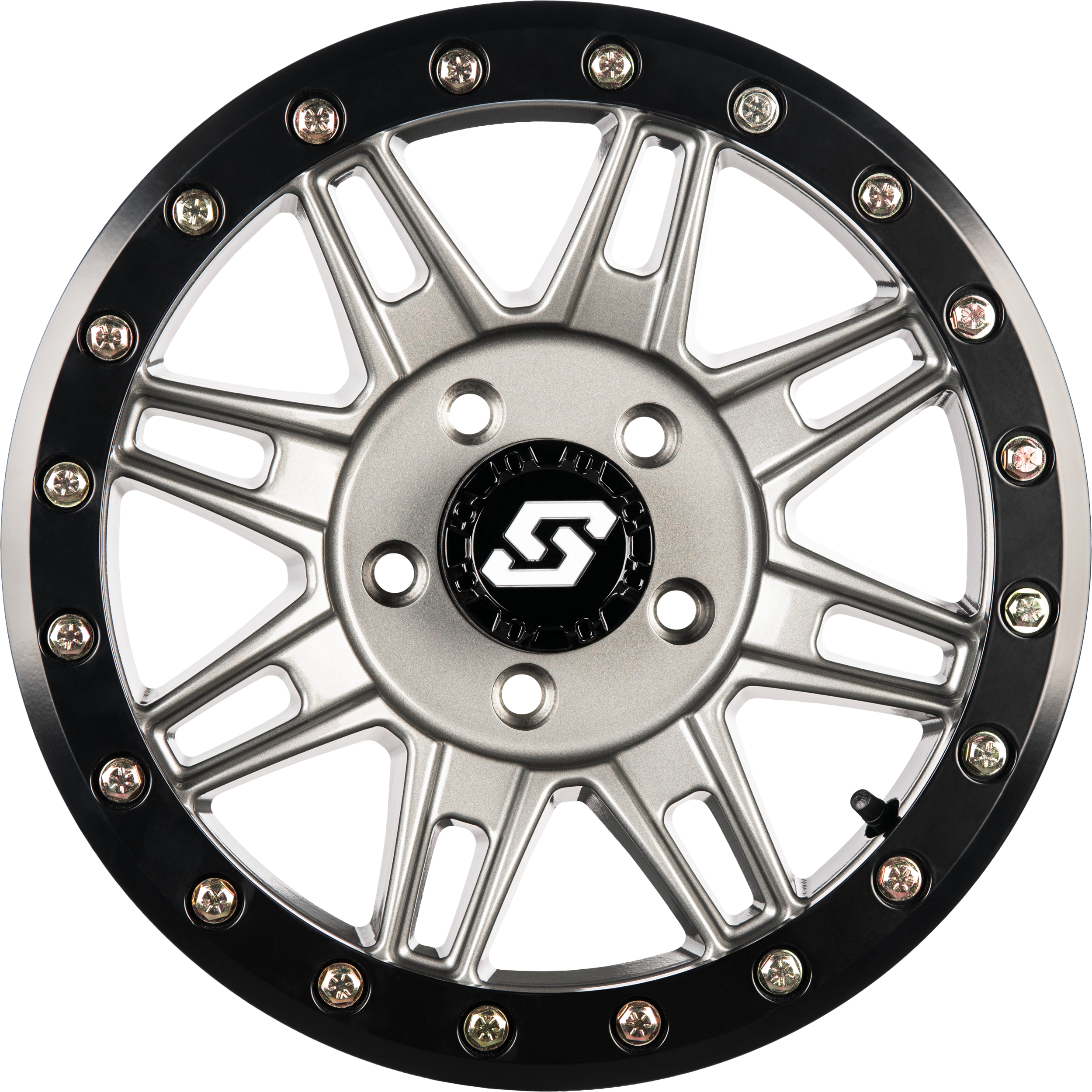 Sedona Clutch Beadlock Wheel A-S24G-57037+10 - Gunmetal Black Bdlk 15X7 137 10MM