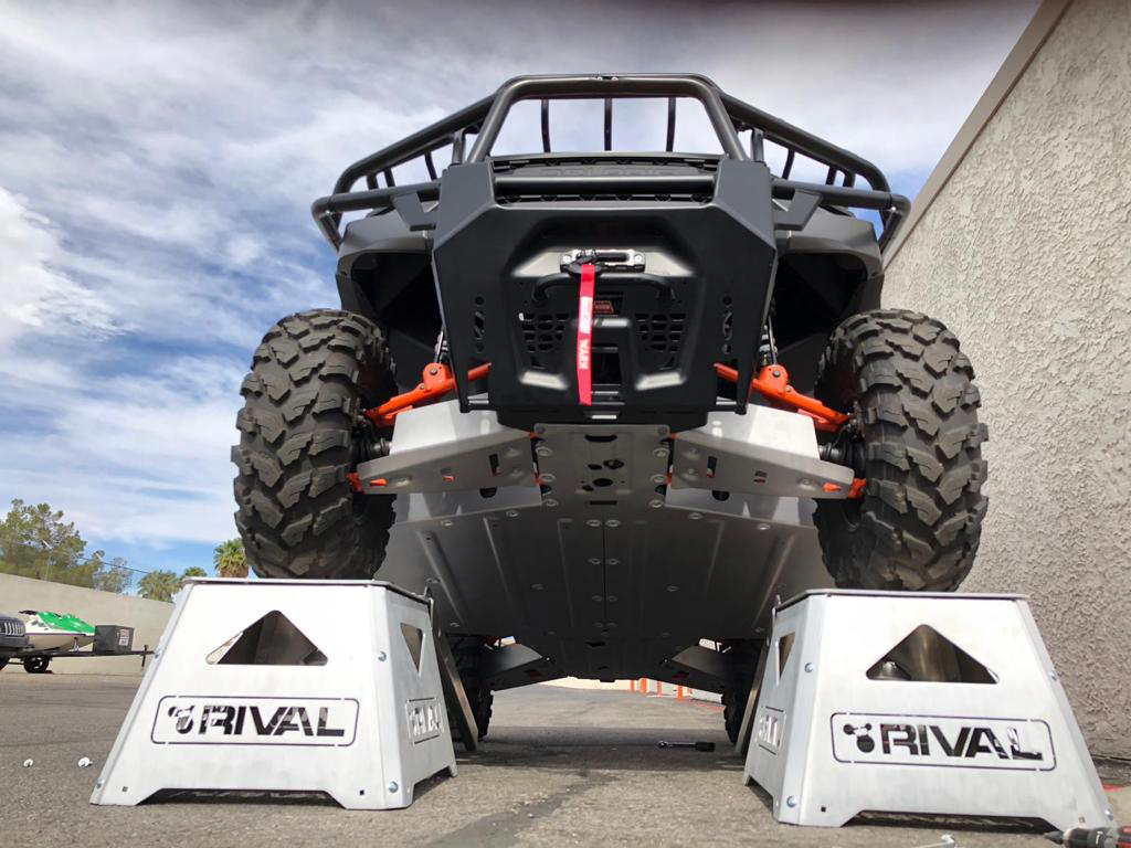 Rival Powersports USA Central Skid Plate Guards/Braces 2444.7448.1 - Alloy