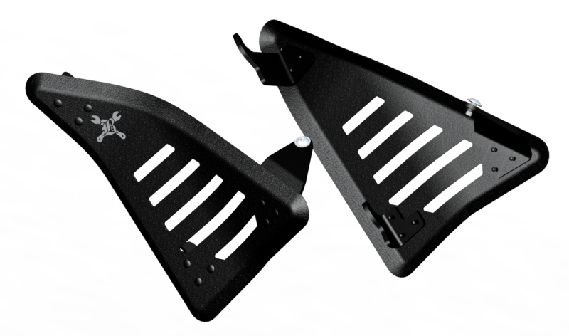 Burly Brand B10-3003TB Burly Brand 21-22 Rebel 1100 Slash Cut Side Panel Covers