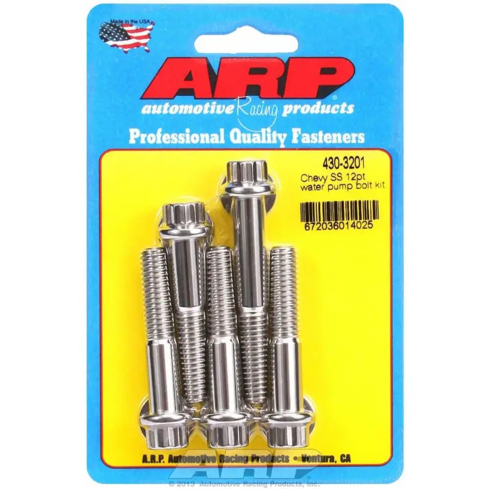 430-3201 ARP Fasteners Water Pump Bolt For Use With All V8 Chevy