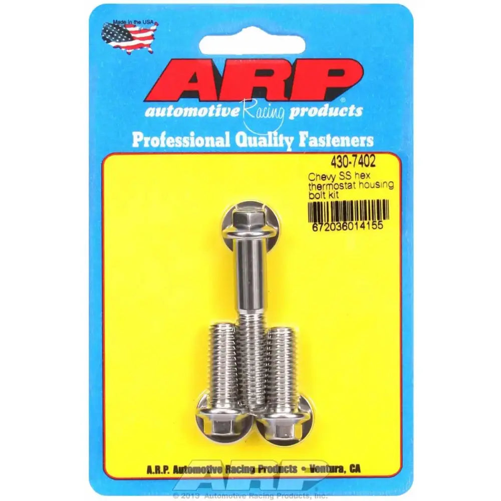 430-7402 ARP Fasteners Thermostat Housing Bolt For Use With Chevy