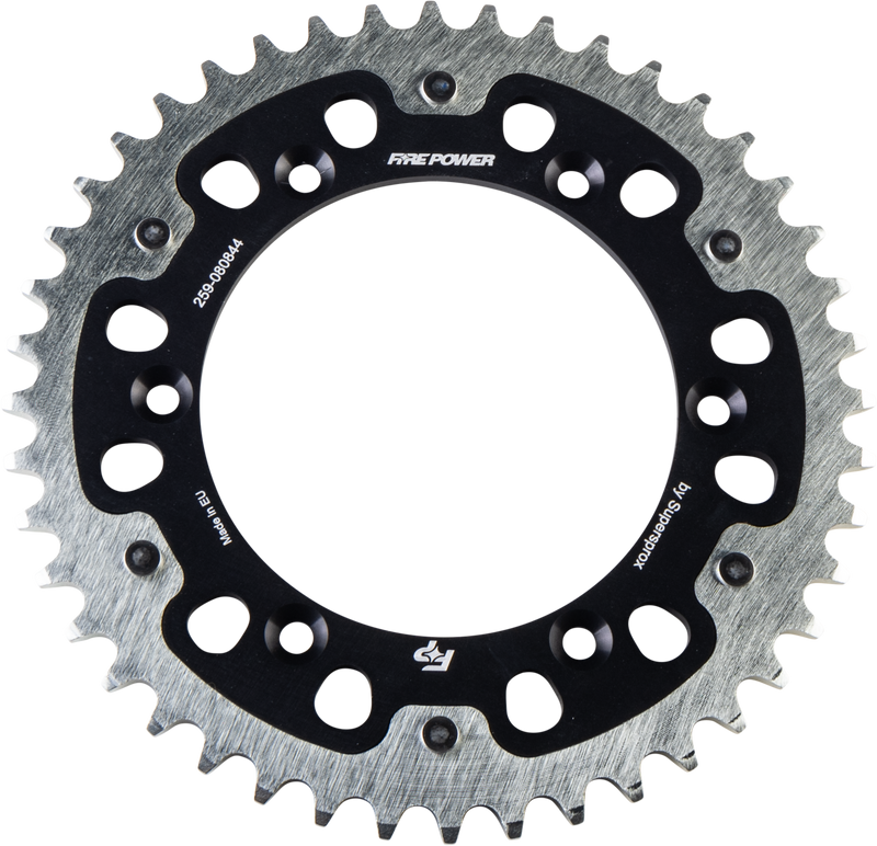 FPH-808-44-BLK Fire Power Rear Sprocket Hybrid 44T Blk/Sil