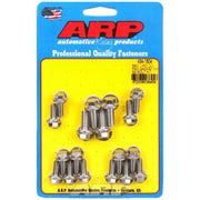 434-1804 ARP Fasteners Oil Pan Bolt Set For Use With Chevy Small