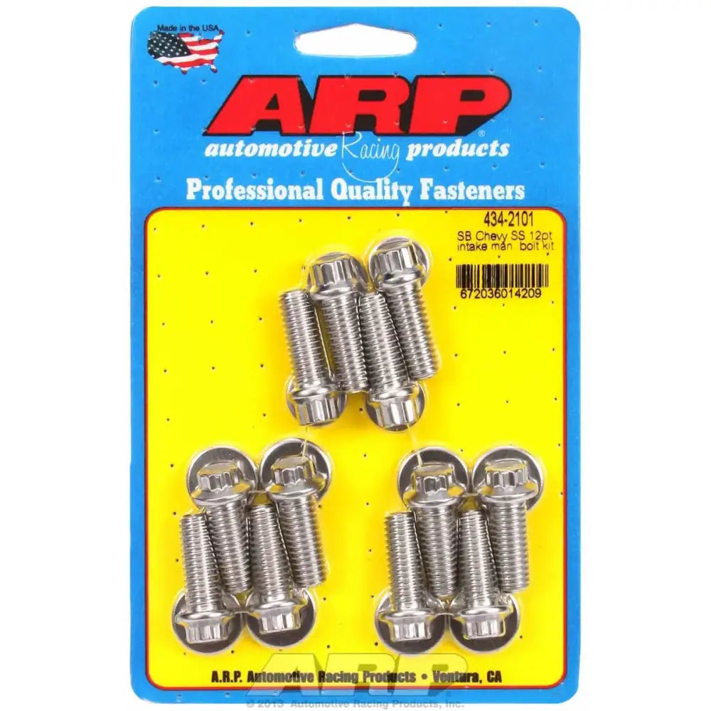 434-2101 ARP Fasteners Intake Manifold Bolt For Use With Chevy 265/
