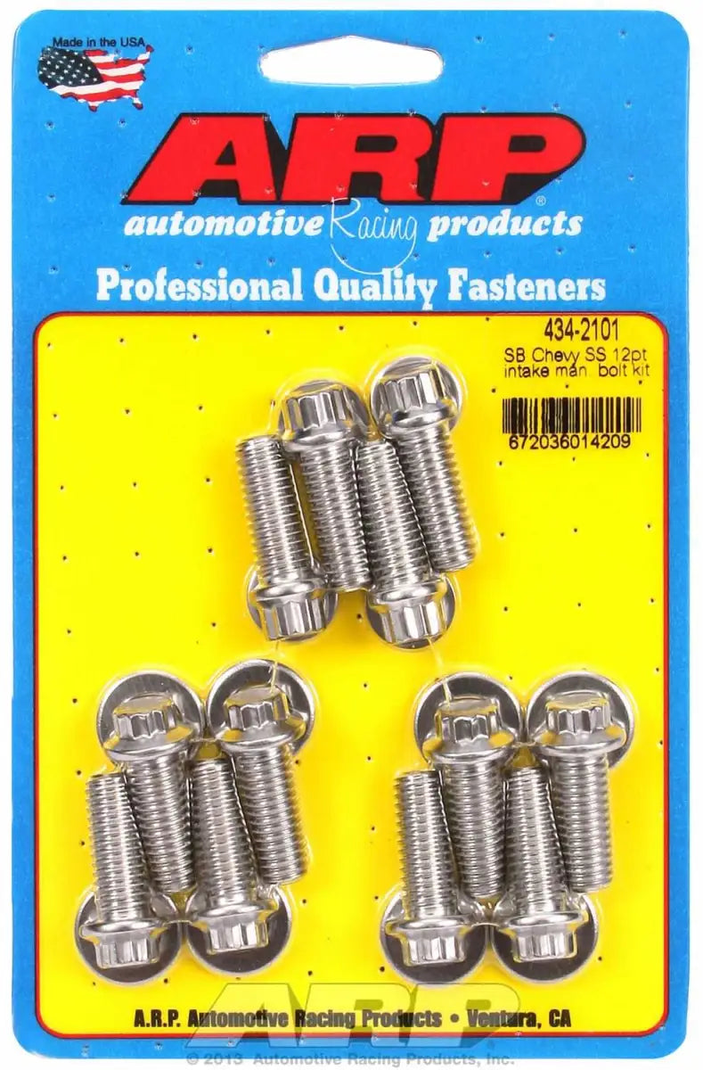 434-2101 ARP Fasteners Intake Manifold Bolt For Use With Chevy 265/