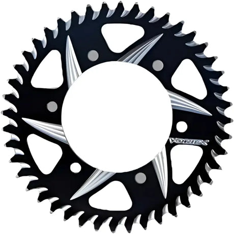 VORTEX 435CZK-43 Rear Cat5 Sprocket Aluminum 43t 525 Blk Kaw/Suz/Yam