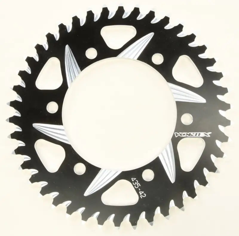 435ZK-42 Rear Cat5 Sprocket Aluminum 42t 520 Blk Kaw/Suz/Yam 