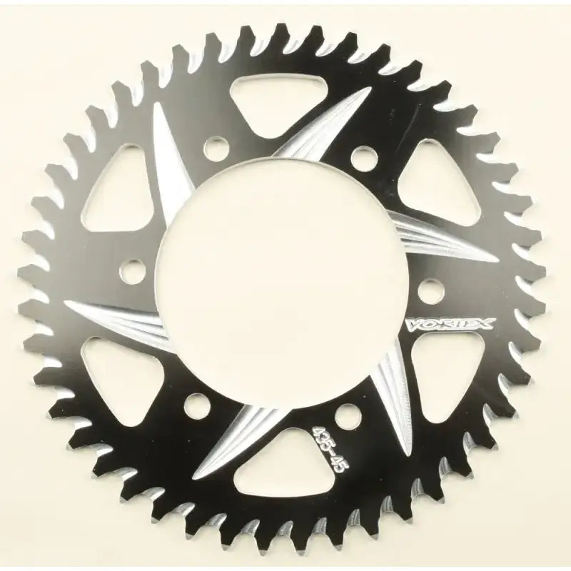 435ZK-45 Rear Cat5 Sprocket Aluminum 45t 520 Blk Kaw/Suz/Yam 