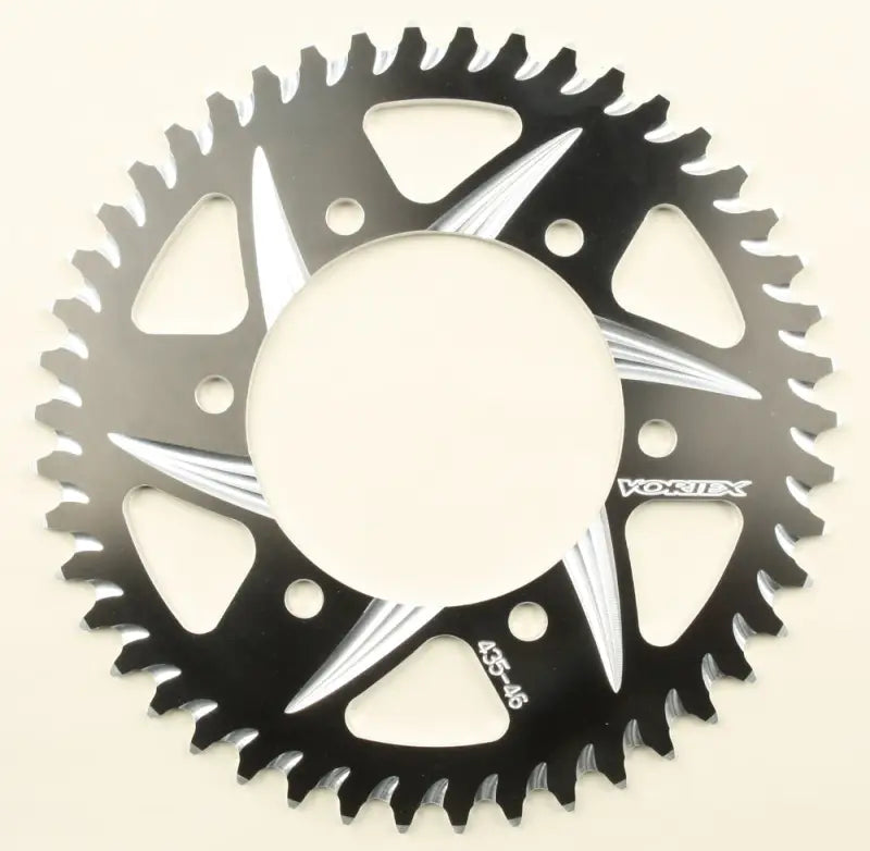 435ZK-46 Rear Cat5 Sprocket Aluminum 46t 520 Blk Kaw/Suz/Yam 