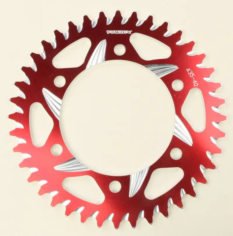 435ZR-40 Rear Cat5 Sprocket Aluminum 40t 520 Red Kaw/Suz/Yam 