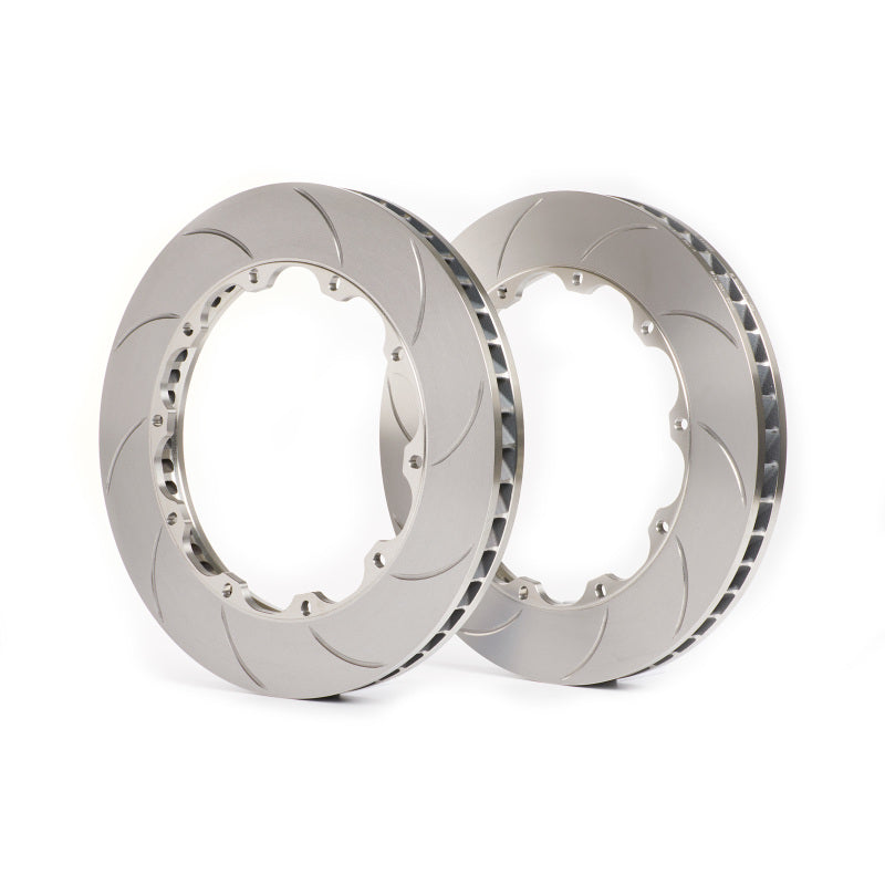 GiroDisc D2-154 GiroDisc Porsche 911 Carrera (991.2) w/PCCB (Iron Rotor Pad Shape) Slotted Rear Rings