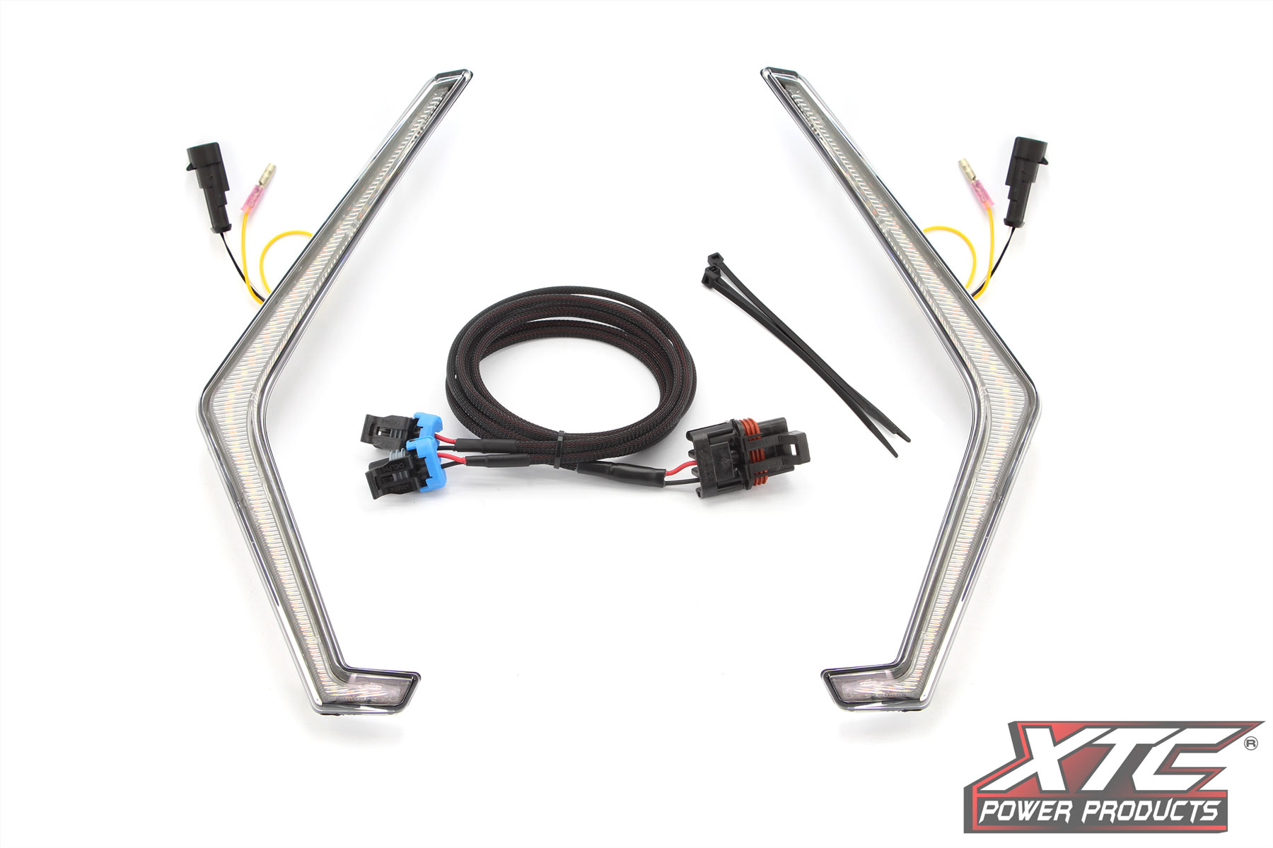 XTC Power Products Front Signature Light and Accents Illumination POL-PRO-FTL - Turng Signal Fang Accent Kit