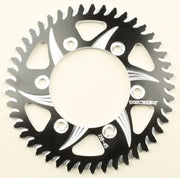 438ZK-45 Rear Cat5 Sprocket Aluminum 45t 530 Blk Kaw/Suz/Yam 
