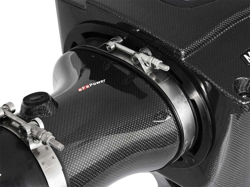 aFe 52-72205-CF aFe Momentum GT Black Series Carbon Fiber CAIS 2017 Dodge Challenger/Charger SRT Hellcat V8-6.2L(sc)