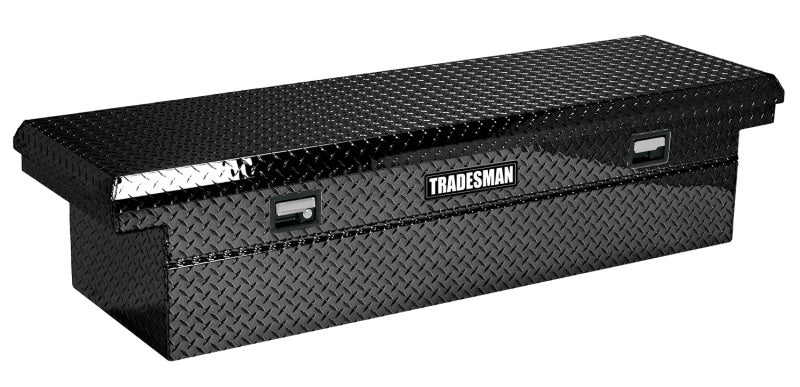 Tradesman Aluminum Economy Cross Bed Low-Profile Truck Tool Box (60in.) - Black - 7111002LP