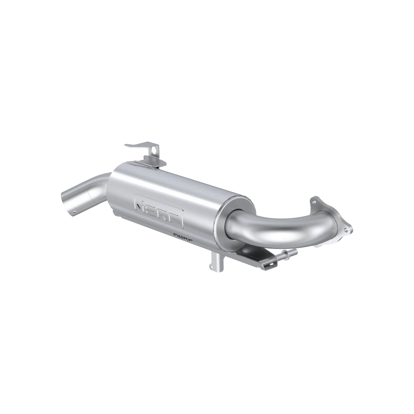 MBRP Single Slip-On System w Exhaust AT-9528PT - Slip-ON Perf. Muff CAT. Conv