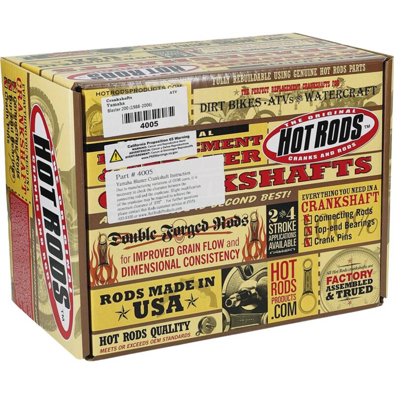Hot Rods 88-06 Yamaha YFS 200 Blaster 200cc Crankshaft - Hot Rods