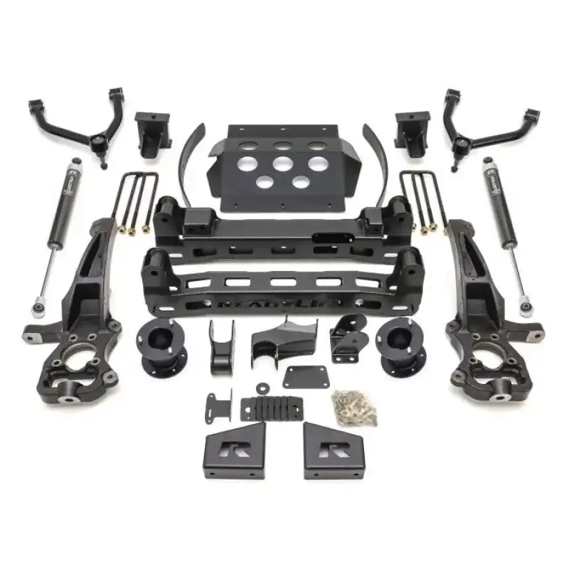 44-39620 Readylift 6'' (6'' + 2'') Big Lift Kit for a vehicle displayed with suspension components and accessories, enhances off-road capabilities, automotive, truck accessories, exterior, interior, truck bed, RV, marine, Powersports, Suspension, AVADA - Best Sellers, Must Haves